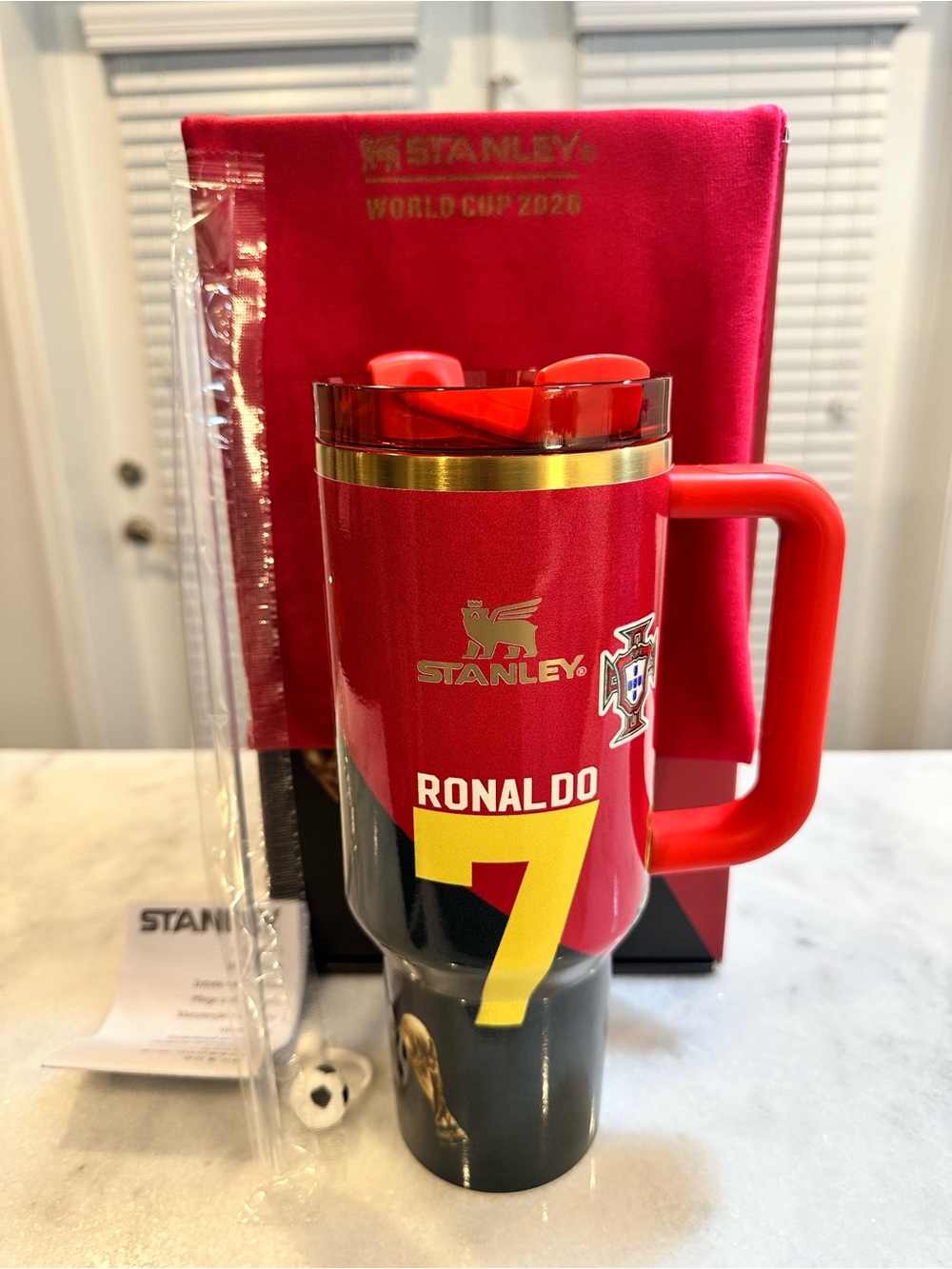Stanley FIFA World Cup Cristiano Ronaldo #7 Limited Edition 40oz Tumbler